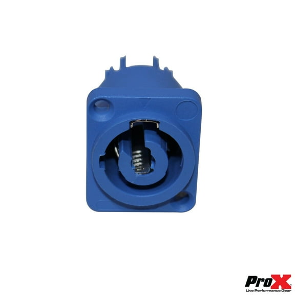 ProX XC-PWCP-BLUE Panel Mount Blue Power Connection Compatible Female Connector