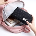 thumbnail image 4 of Pencil Case with 3 Compartments, Large Capacity Pencil Case, Pencil Pouch for School & Office, 4 of 8