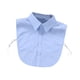 thumbnail image 5 of Cuello falso azul para mujer, portátil, cómodo, para camisas con cuello chal, cuello falso para L, 5 of 9