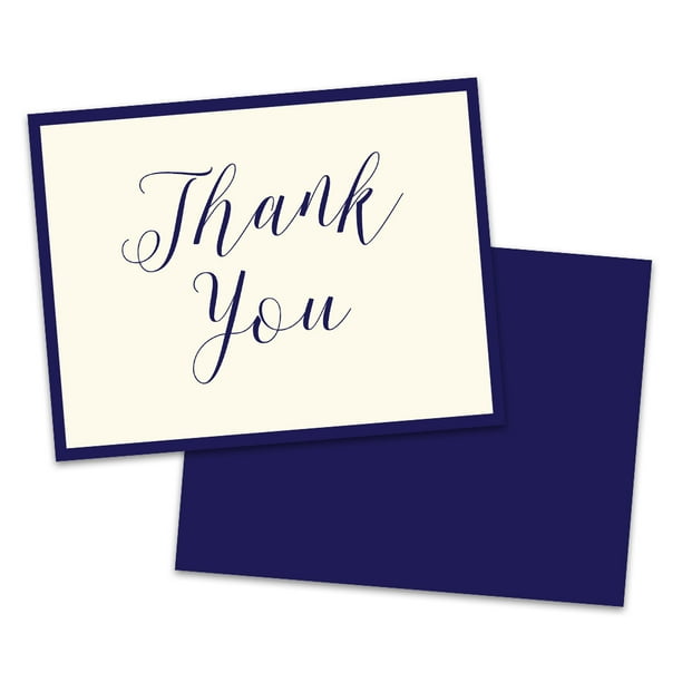 personalized large font thank you card walmart