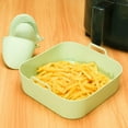 thumbnail image 5 of Silicone Air Fryer Liner Square Shaped 3 Colors to Choose for Air Fryers Use, 5 of 15
