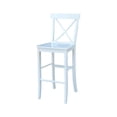 thumbnail image 6 of International Concepts 36" Round Bar Height Dining Table with 12" Leaf and 4 Stools, 6 of 6