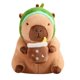 thumbnail image 1 of Cartoon Capybaras Plush Toy with Cute Head Cover Comfy Plush Filling Throw Pillow for Bedroom Living Room, 1 of 5