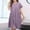 Purple, variant on Robes for Women Short Sleeve Knee Length Bathrobe Loungewear Soft Sleepwear Casual Ladies Nightgowns