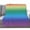 Multicolor, variant on Flannel Throw Blanket for Couch Sofa Bed,Multicolor Rainbow Abstract Colored Gradient Soft Cozy Warm Fuzzy Blanket 40x50in