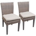 thumbnail image 1 of TK Classics Oasis Chaise de Salle à Manger de Patio en Beige (Ensemble de 2), 1 of 1