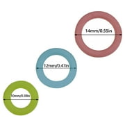 Hi.FANCY 100Pcs Round Multicolor Plastic Knitting Crochet Locking Stitch Markers Rings Needle Clips