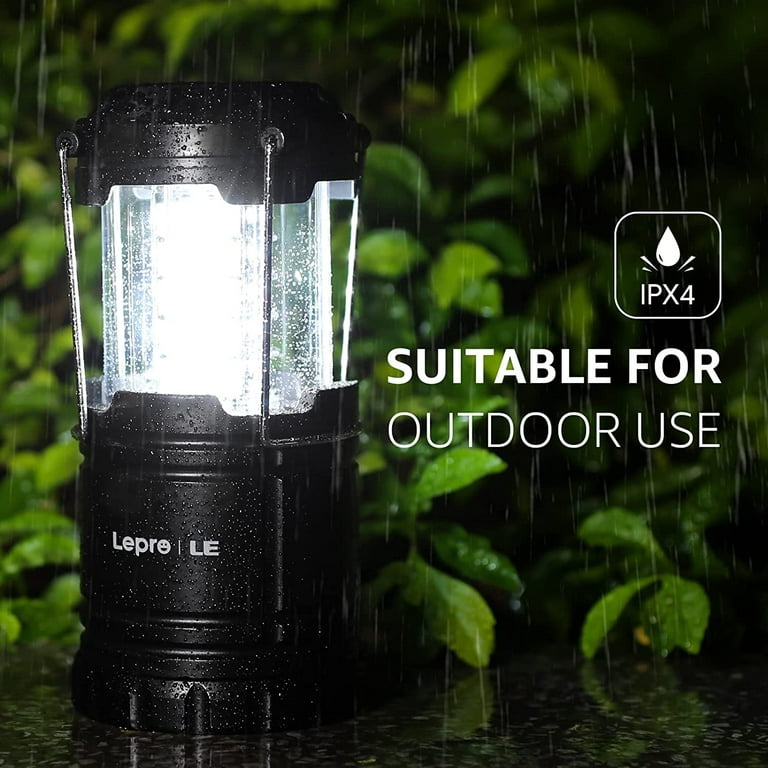 Lepro LED Camping Lanterns Battery Powered, Camping Accessories
