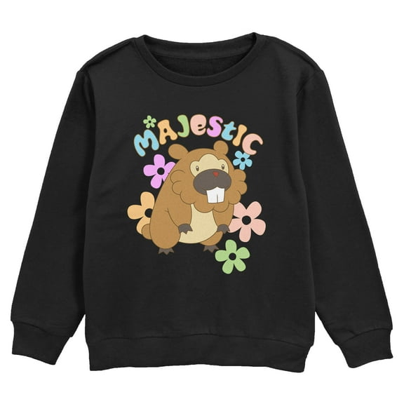 Boy's Pokemon Majestic Bidoof Sweatshirt