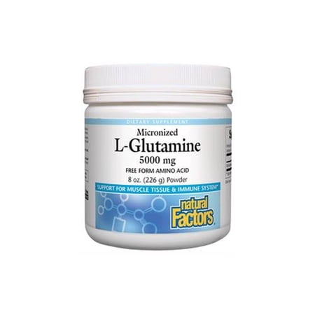 Natural Factors - L-Glutamine Powder 5000mg - 8 oz
