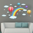 thumbnail image 4 of Hytrove Window Stickers De Arcoíris Y Nube En Material PVC Para Interiores Y, 4 of 5