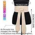 thumbnail image 6 of Waist Belt Black Wide Leather Corset Belt Fashion Wrap Waistband Accessories for Women, 6 of 8