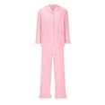 thumbnail image 6 of cfhntfmh Pajama Sets 2 Piece for Women Long Sleeve Lounge Sets Pjs Casual Ladies Fall Outfit Pj Sleepwear with Pockets, 6 of 7
