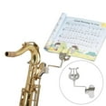 thumbnail image 6 of Metal Clarinet Marching Lyre Sheet Music Holder for Trumpet/Cornet/French Marching Band BB Clarinets Accessories, 6 of 9