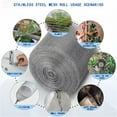 thumbnail image 5 of Clearance! Wire Mesh Roll Stainless Steel Hole Filler Fabric for Mice Control Flexible Double Layer Gap Blocker Wire Mesh Roll Window Screen Mesh for Garden House and DIY, Rodent Barrier A, 5 of 6