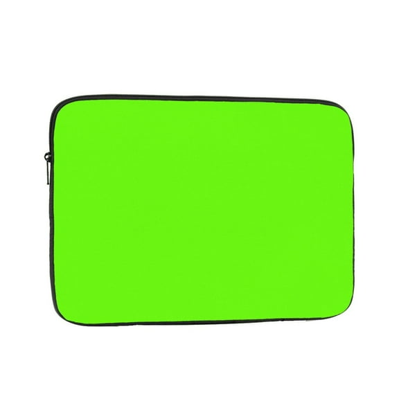 Laptop Sleeve Bag Compatible For iPad MacBook Air Pro Tablet Computer PC notebook Protective Fit in 10/12/13/14/15/16/17 inch Size Bright Green