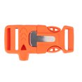 thumbnail image 2 of Hebilla de silbato de equipo de supervivencia multifunción para exteriores para pulsera de Paracord (naranja), 2 of 8