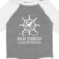 thumbnail image 4 of Inktastic San Diego California Travel Boys or Girls Long Sleeve Baby Bodysuit, 4 of 5