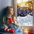 thumbnail image 2 of Christmas Window Sticker, Snowflakes Reindeer Santa Claus Sticker, Removable Static PVC Christmas Wall Stickers for Christmas Decoration and Christmas Party Home Decor, 2 of 5