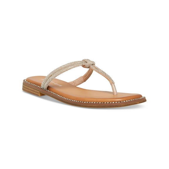 Madden Girl Womens Hollis Slip-On Flip-Flop T-Strap Sandals