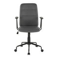 thumbnail image 6 of Lumisource Fredrick Contemporary Desk Chair OC-FRED BK+GY, 6 of 9