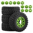 thumbnail image 2 of 4 Pieces RC Car Wheels and Tires Toy Car Wheels Portable Rubber Accessories for 1/10 Slash W285, 2 of 9