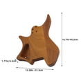 thumbnail image 2 of RENACLIPY Coffee Electric Guitar Body Unfinished Solid Wood Headless Design for Easy String Replacement, 2 of 7