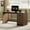 Walnut, variant on 60" Fluted Executive Desk with Storage Modern Home Office Desk with Charging Station Wood Work Desk for Office, Bedroom, Study, Living Room, Oak