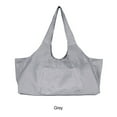 thumbnail image 3 of Naiovety Bolsa para esterilla de yoga con cremallera para mujeres y hombres Bolsa de yoga de lona portátil de gran capacidad cómoda y elegante Uniforme atlético Gris, 3 of 6