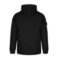 thumbnail image 5 of Bovxnpu Mens Sweatshirts Long Sleeve Pullover Hoodie, Men's Long Sleeve Hooded Sweatshirt Raglan Sleeves Half Zip Multiple Pockets Pull On For Sports Casual Wear Tops, 5 of 7