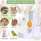 thumbnail image 5 of Comedero y dispensador de agua automático para mascotas de pared, apto para hámsteres, conejos, perros pequeños y gatitos. Dispensador de comida para perros y bebedero para gatos. Comedero de plástico, 5 of 6