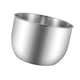 thumbnail image 2 of Cuenco de acero inoxidable para mezclar, cuenco para batir huevos con borde redondeado, cuenco para cocinar, cuenco de metal para almacenar alimentos, 19 centímetros, 2 of 8
