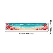 LUUFILx Underwater Sea Life Coral Reef Backdrop Ocean Theme Banner Background for Photography Party Decor Nautical Birthday Decoration Scene Setting