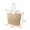 Beige, variant on DEBGFS Women Straw Beach Bag Vintage Handmade Woven Totes Women Shoulder Bag Hollow Bohemian Summer Casual Bags Female Handbag,Brown