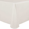 thumbnail image 1 of Ultimate Textile (2 Pack) 120 x 120-Inch Square Polyester Linen Tablecloth with Rounded Corners - for Wedding, Restaurant or Banquet use, Oyster, 1 of 4