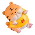 thumbnail image 2 of estatuilla de tigre estatuilla de dibujos estatuilla en miniatura hecha a mano, escultura de tigres para tablero, , estantería, Poder Baoblaze Figurilla de tigres, 2 of 8