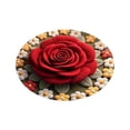 thumbnail image 2 of BotaniNest 3D Floral Area Rug Non Slip Floor Mat For Living Room And Entryway, 2 of 6