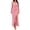 Pink, variant on Cocktail Dresses for Women Wedding Guest Summer V-Neck Sleeveless Pleated Maxi Dress High Waist Split Party Bodycon Dresses Navy L
