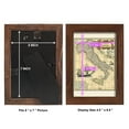 thumbnail image 4 of Italy Map -Framed Print w/glass-Chestnut, 4 of 8