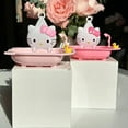 thumbnail image 5 of Anime Hello Kitty Cartoon Soap Box Personality Creativity Kawaii Drain Household Bathroom Dormitory Kt Soap Dish Life Supplies, 5 of 18