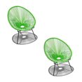 thumbnail image 1 of ACAPULCO CHAIR Wire Chair EN VERT LOT DE 2, 1 of 3
