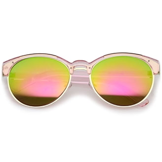 Womens Exaggerated Translucent Cat Eye Sunglasses Color  display picture 1