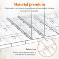 thumbnail image 3 of Lifewit Organizador de Armario Transparente Ajustable, Separador Pl&aacute;stico para Bolsos, Estante Extensible, Divisor de Estanter&iacute;a, Soporte Almacenamiento Dormitorio Armario, Pack, 3 of 8