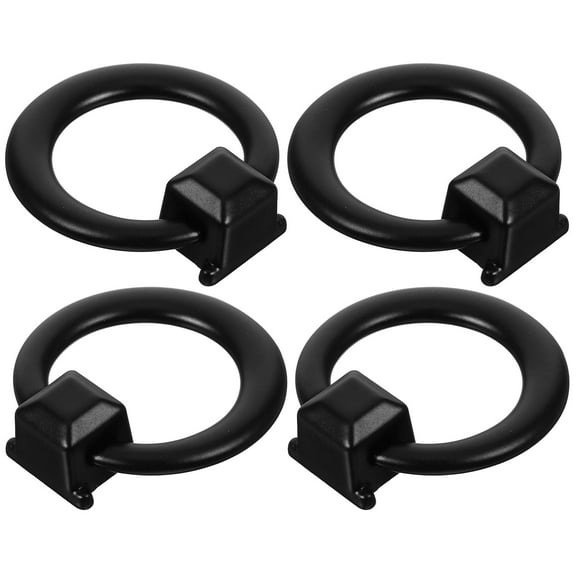 Masteelf 4 Pcs Replacement Handles for Dresser Drawers Vintage Pulls Black
