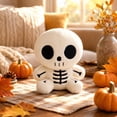 thumbnail image 5 of 2026 Halloween Party Supplies Halloween Skeleton Stuffed Doll Cute Figure Toy For Holiday Party Decor And Kids Gift, 5 of 7