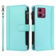 thumbnail image 3 of 5G Phone Case with Card Holder, Zipper Wallet, Stand Function, and Wristband for Moto G84, 3 of 5