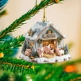 thumbnail image 7 of HBBKVI Christmas Decor Chicken Farm Ornaments 2025 Wooden Chicken Coop Christmas Ornament for Lovers Farm Ornaments Xmas Holiday Gift, 7 of 7
