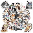 thumbnail image 5 of 35pcs-50pcs Cute Owl Stickers Cartoon Animal Decals Nature Animal Stickers for Phones Laptops Suitcase, 5 of 9