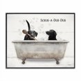 thumbnail image 2 of Stupell Industries Bain pour Chien Citation "Scrub a Dub", 2 of 4