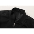thumbnail image 4 of MADHERO Men's Lightweight Bomber Jacket Classic Zip Up Baseball Flight Jacket Casual Windbreaker Outerwear with Arm Pocket, 4 of 6